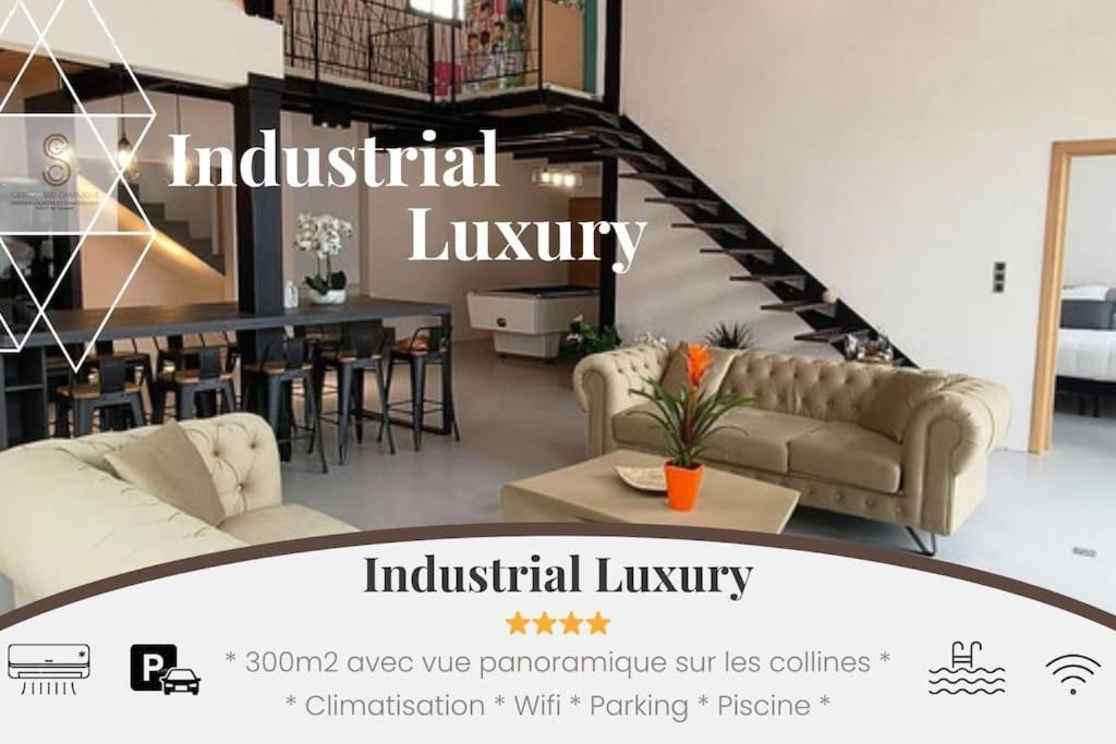 Industrial Luxury Nimes & Arles Villa Beaucaire  Buitenkant foto